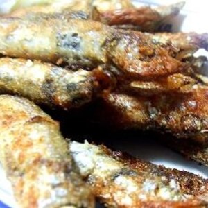 カレー風味♪子持ちシシャモのから揚げ